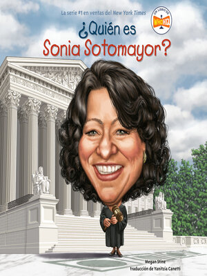 cover image of ¿Quién es Sonia Sotomayor?